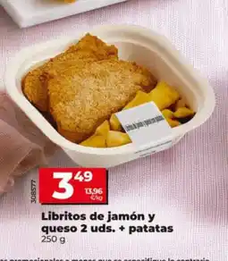 Maxi Dia Libritos de jamón y queso 2 uds. + patatas oferta