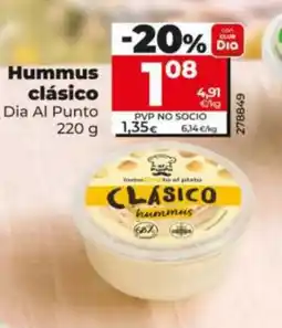 Maxi Dia DIA AL PUNTO Hummus clásico oferta