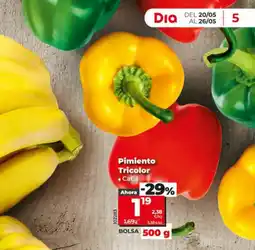 Maxi Dia Pimiento Tricolor oferta