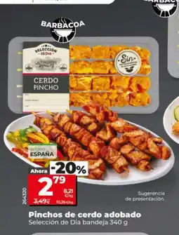 Maxi Dia SELECCIÓN DE DIA Pinchos de cerdo adobado oferta