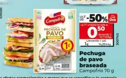 Maxi Dia CAMPOFRIO Pechuga de pavo braseada oferta