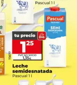 Maxi Dia PASCUAL Leche semidesnatada oferta