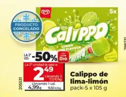Maxi Dia CALIPPO de lima-limón oferta