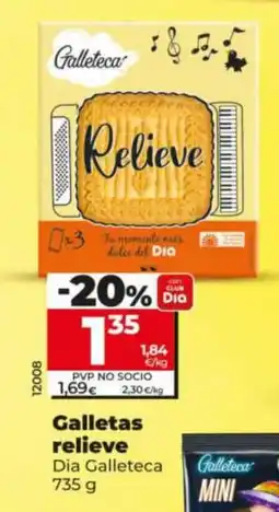 Maxi Dia DIA GALLETECA Galletas relieve oferta