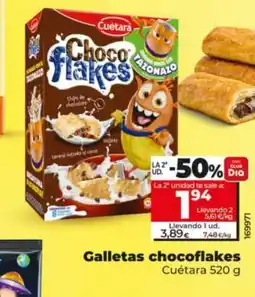 Maxi Dia CUÉTARA Galletas chocoflakes oferta