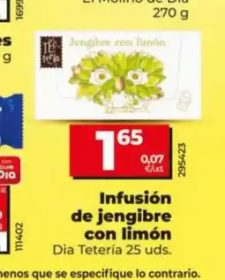 Maxi Dia DIA TETERIA Infusión de jengibre con limón oferta