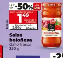 Maxi Dia GALLO Salsa boloñesa oferta