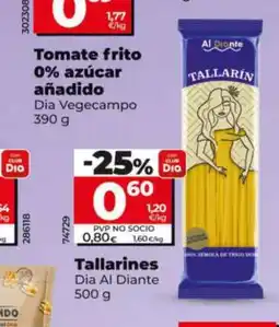 Maxi Dia DIA AL DIANTE Tallarines oferta