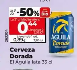 Maxi Dia E ÁGUILA Cerveza Dorada oferta
