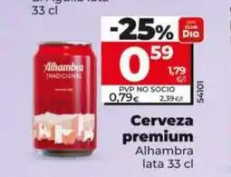 Maxi Dia ALHAMBRA Cerveza premium oferta