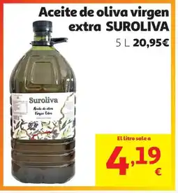 Alcampo SUROLIVA Aceite de oliva virgen extra oferta