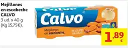 Alcampo CALVO Mejillones en escabeche oferta