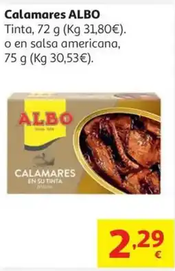 Alcampo ALBO Calamares Tinta o en salsa americana oferta