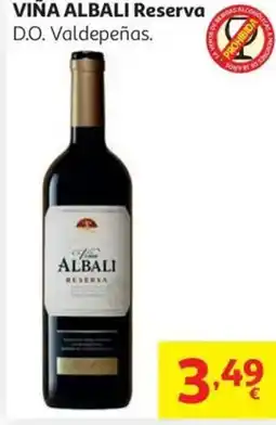 Alcampo VIÑA ALBALI Reserva D.O. Valdepeñas. oferta