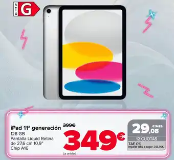 Apple - ipad 11a generacion