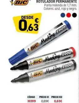 Carlin BIC Rotulador permanente oferta