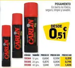 Carlin Pegamento oferta