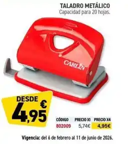 Carlin Taladro metálico oferta