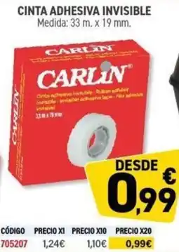 Carlin CARLIN Cinta adhesiva invisible oferta