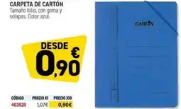 Carlin Carpeta de cartón oferta