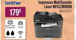 MR Micro BROTHER Impresora Multifunción Láser MFCL2800DW oferta