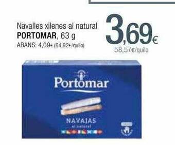 Condis Navalles Xilenes Al Natural Portomar oferta