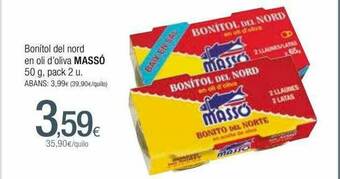 Condis Bonitol Del Nord En Oli D'oliva Massó oferta
