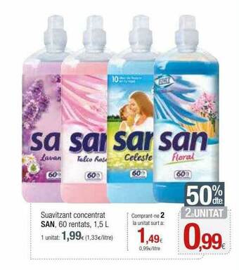 Condis 50% Dte. 2a Unitat Suavitzant Concentrat San oferta