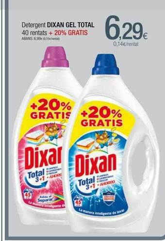 Condis Detergent Dixan Gel Total oferta