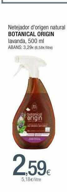 Condis Netejador D'origen Natural Botanical Origin oferta