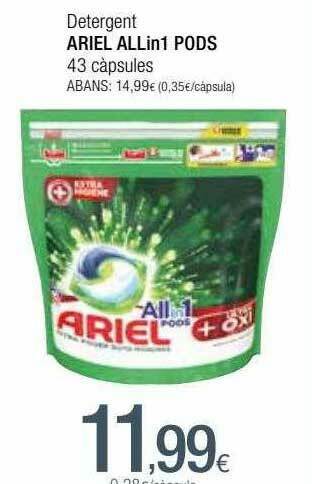 Condis Detergent Ariel All In 1 Pods oferta