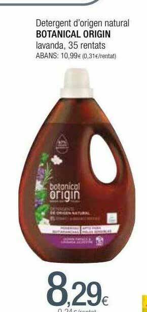 Condis Detergent D'origen Natural Botanical Origin oferta