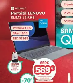 Mi electro LENOVO Portátil SLIM3 15IRH81 oferta