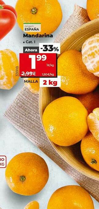 Dia Supermercados Mandarina oferta