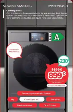 Mi electro SAMSUNG Secadora oferta