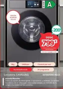 Mi electro SAMSUNG Lavadora oferta