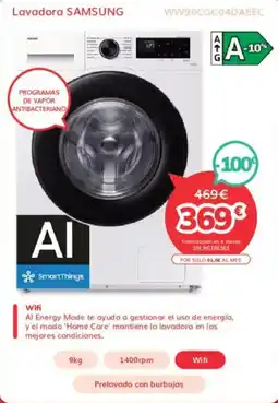 Mi electro SAMSUNG Lavadora oferta