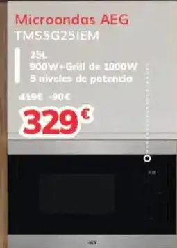 Mi electro AEG Microondas TMS5G251EM oferta