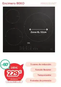 Mi electro BEKO Encimera oferta