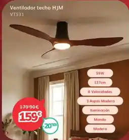 Mi electro Ventilador techo HJM VT531 oferta
