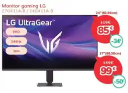 Mi electro LG Monitor gaming 27G411A-B/24G411A-B oferta