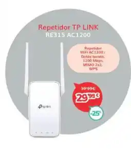 Mi electro TP LINK Repetidor RE315 AC1200 oferta