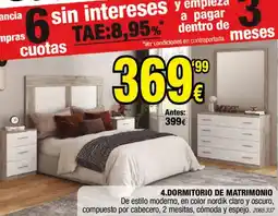 Rapimueble Dormitorio de matrimonio oferta