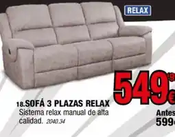 Rapimueble Sofá 3 plazas relax oferta