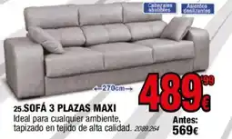 Rapimueble SOFÁ 3 PLAZAS MAXI oferta