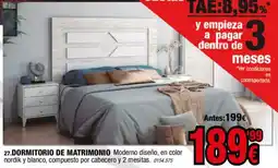 Rapimueble DORMITORIO DE MATRIMONIO oferta