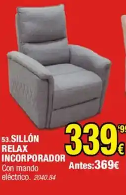 Rapimueble Sillón relax incorporador oferta