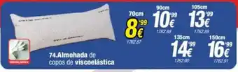Rapimueble Almohada de copos de viscoelástica oferta