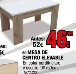 Rapimueble Mesa de centro elevable oferta
