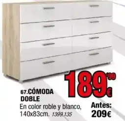 Rapimueble Cómoda doble oferta